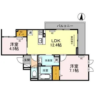 ルミナスコート【2階】の間取り