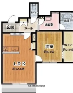 クオリスタ浦和【1階】の間取り