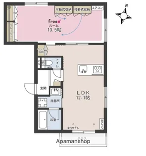 BELLE CLAIRE【1階】の間取り