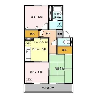 プラムワン【2階】の間取り