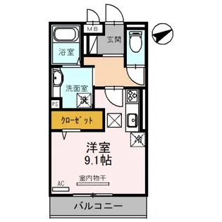 AMUSE【1階】の間取り