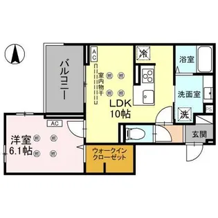 オルテンシア別所【2階】の間取り