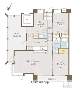 PLENDY東浦和【5階】の間取り