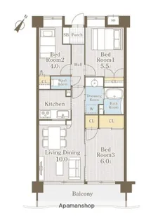 PLENDY東浦和【1階】の間取り