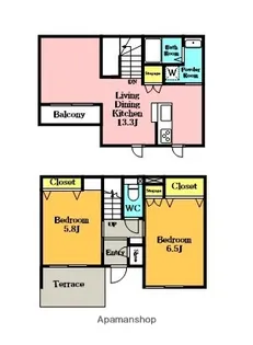 CASA MICHI【1階】の間取り