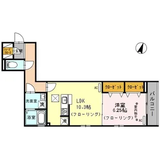 BELLE COLINE(ベル コリーヌ)【1階】の間取り