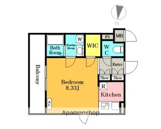 GENOVIA 蕨【4階】の間取り