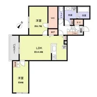 RICOTT URAWA【2階】の間取り