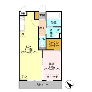 ロブレ コート【2階】の間取り