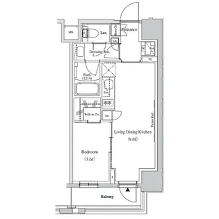 ザ・パークハビオ蕨【4階】の間取り
