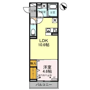 PEDRA RIO【3階】の間取り