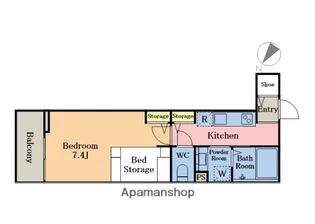 アクシーズ南浦和【3階】の間取り