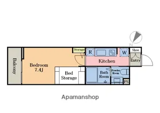 アクシーズ南浦和【3階】の間取り
