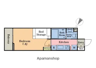 アクシーズ南浦和【1階】の間取り