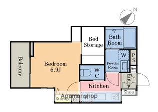 アクシーズ南浦和【2階】の間取り