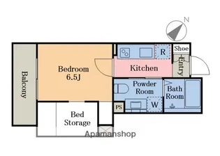 アクシーズ南浦和【1階】の間取り
