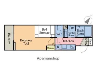 アクシーズ南浦和【3階】の間取り