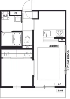 リブリ・メジュール【1階】の間取り