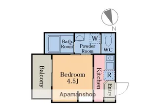 MELDIA南浦和Ⅳ【1階】の間取り