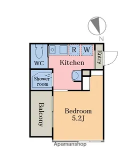 MELDIA南浦和Ⅳ【3階】の間取り