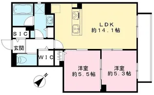 ファーナム スクエア【101号室号室】の間取り