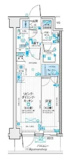 デュオステージ浦和岸町【2階】の間取り