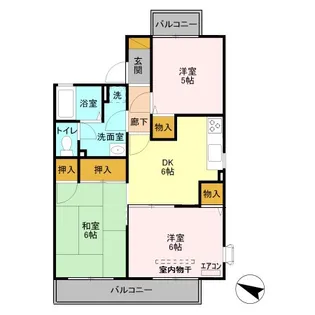 グランディール富士 I【1階】の間取り