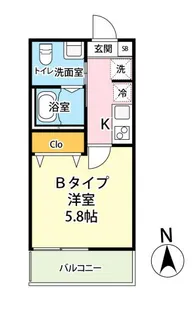 (仮称)キャメル蕨錦町【2階】の間取り