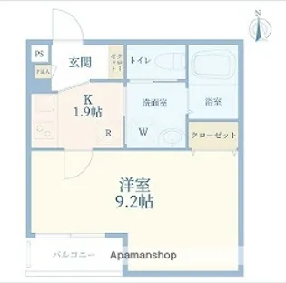 J−MAISON南浦和Ⅰ【303号室】の間取り