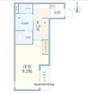 J−MAISON南浦和Ⅰ【301号室】の間取り