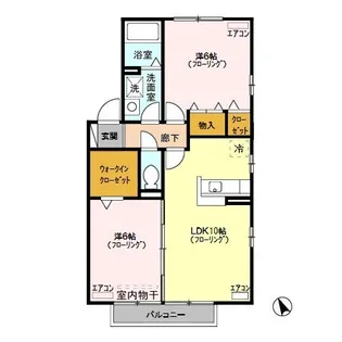 FIELD・T【2階】の間取り