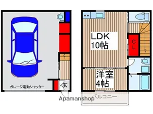 エリア48【105号室】の間取り