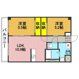 メゾン ド ブレホ【1階】の間取り