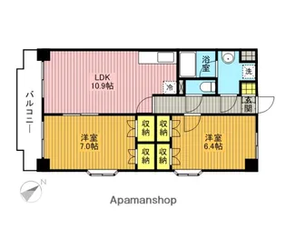 UNITE【4階】の間取り