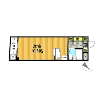 スクエア21【204号室】の間取り