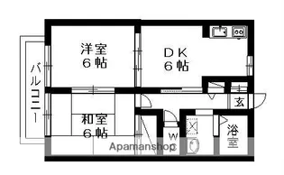 グレースハウス【203号室】の間取り