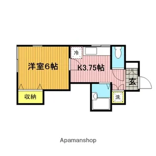 カルム神明【101号室】の間取り