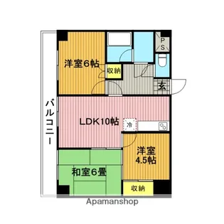 アゼイリアガーデン【103号室】の間取り