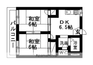 リトルハイム【101号室】の間取り