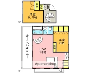 LAPUTAⅡ【3階】の間取り
