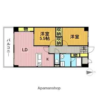 SANTAROSE【3階】の間取り