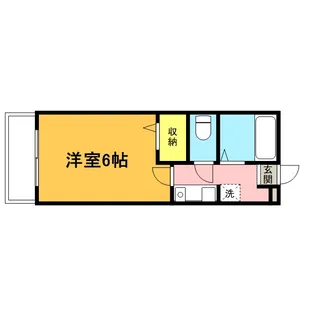 メープルリーフ【1階】の間取り