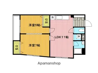 長井ビル【4階】の間取り