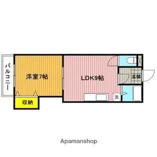 オークヒルズ原【3階】の間取り