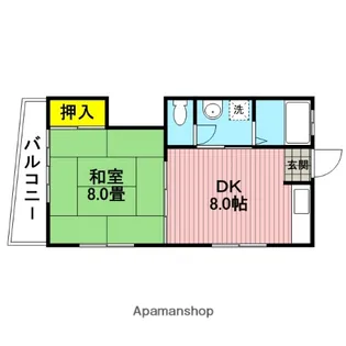 メゾン福寿【1階】の間取り