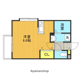 レ・フレール【302号室】の間取り