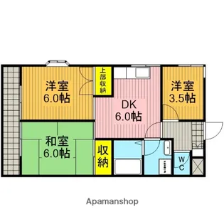 メゾンドール【103号室】の間取り
