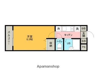 志延舎【307号室】の間取り