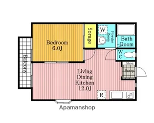 グリーンパレス櫛引Ⅱ【205号室】の間取り