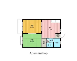 ホワイトハウス【203号室】の間取り